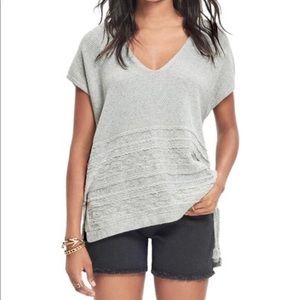 Madewell Gray Sailport Sweater Vest Tee